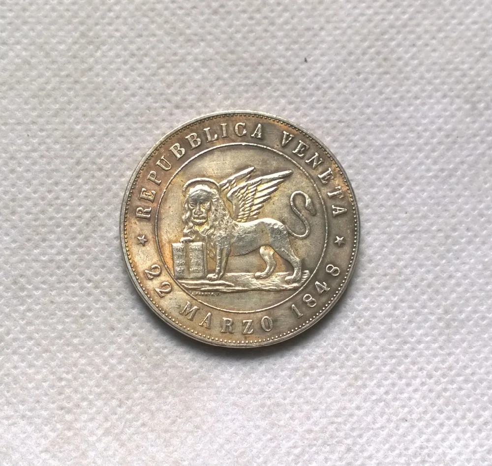 

1848 Italian states 5 LIRE COPY commemorative coins-replica coins medal coins collectibles