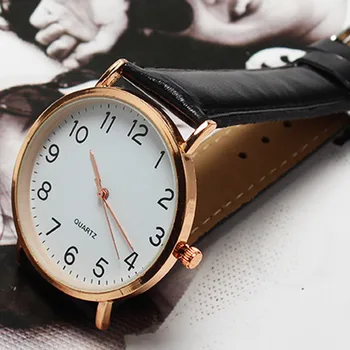 

New fashion Men's watch quartz military sports luxury business date Unisex Stainless steel case Couple Leather Wrist Watch H5