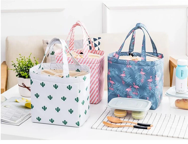 PURDORED, 1 шт., переносная изолированная сумка для обеда, Милая женская детская сумка для пикника, сумка-холодильник, сумки для обеда, изолированная Термосумка-холодильник