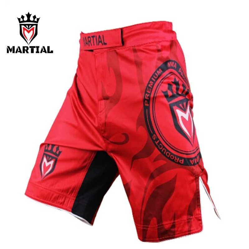 Billige Martial shorts für mma elastische band kickboxen kurze mixed martial arts kampf grappling SHORTS mma
