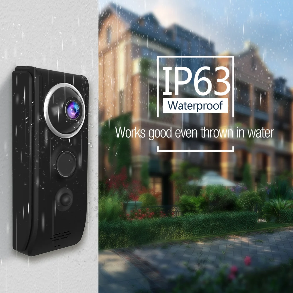  Vstarcam Video Doorbell Camera 720P WiFi Visual Doorbell Call Intercom Door Bell Rechargable Batter