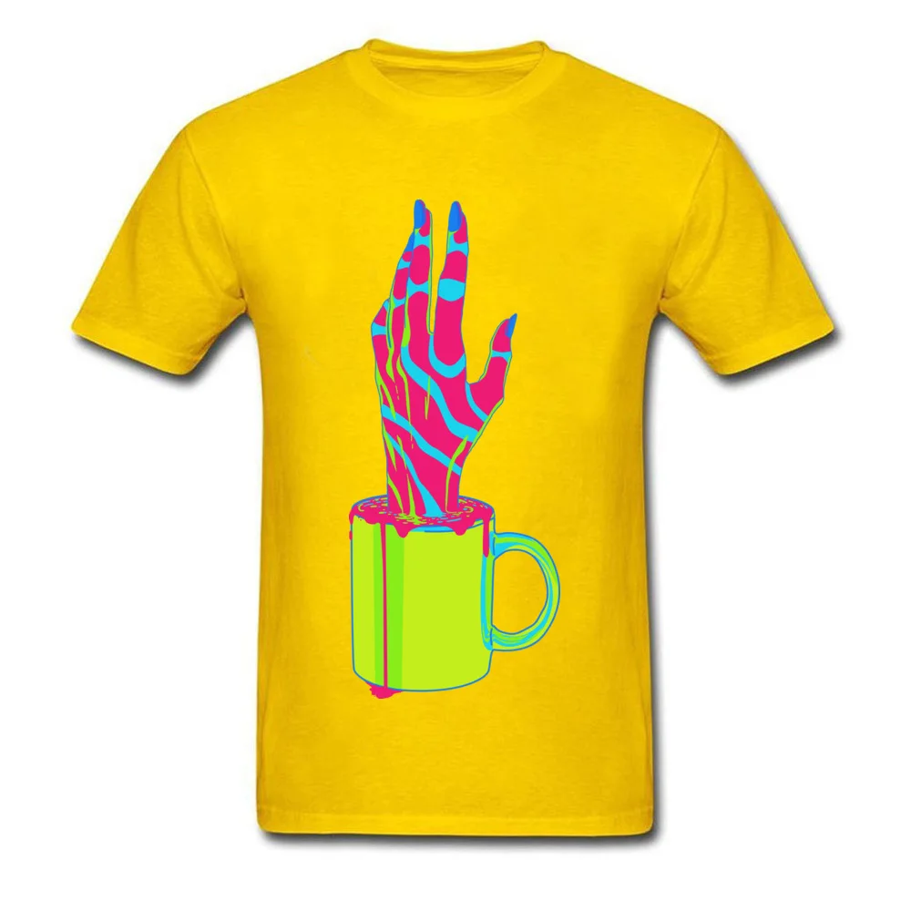 Experimental Brew Tees Oversized Crew Neck Normal Short Sleeve 100% Cotton Men T Shirts Hip hop Tops T Shirt Top Quality Experimental Brew yellow