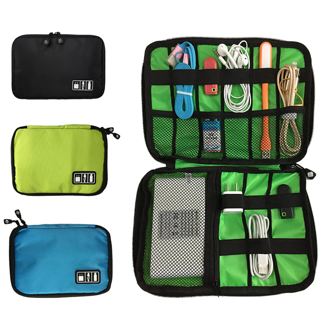 

Camping Hard Drive Organizers Earphone Cables USB Travel Case Waterproof Digital Product Electronic Accessories Bag Picnic Bag