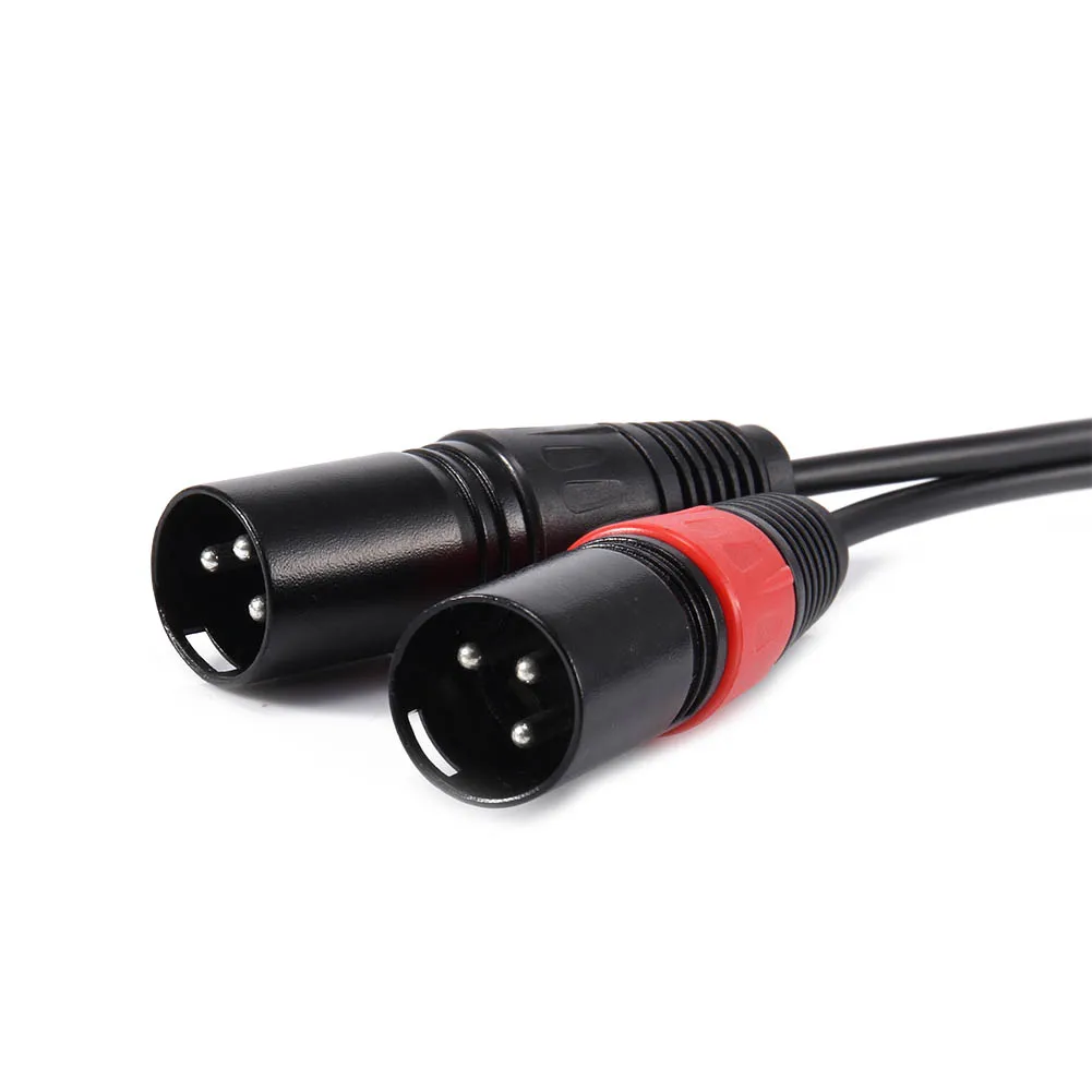 Двойной XLR кабель для микрофона Стерео Аудио сбалансированные кабели 0 3/0 5/1/1.5/3/6 м