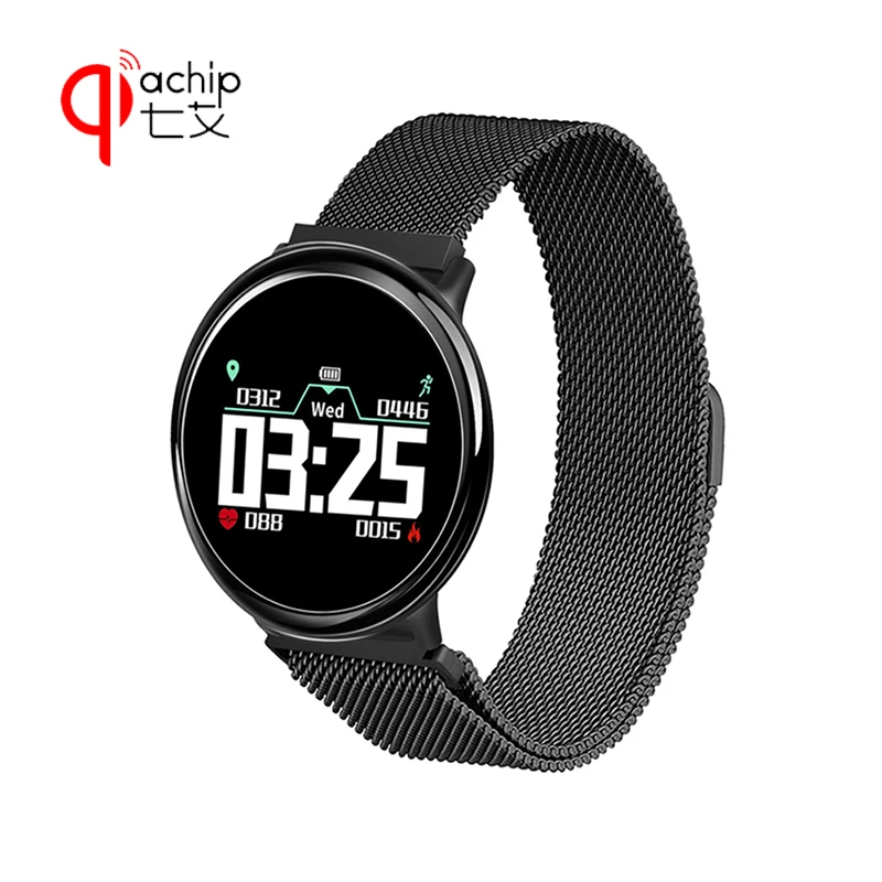 

QIACHIP Smart Watch GPS Running Bluetooth 4.0 Sports Smart Watch Heart Rate Monitor Waterproof Android iOS Remote Control Camera
