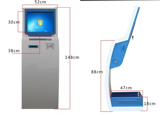  19 inch vertical touch control integrated computer touch screen inquiry machine kindergarten shuttl