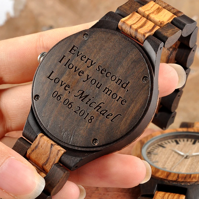 Мужские часы с гравировкой, отличный подарок, персонализированные часы на годовщину, женские часы с гравировкой логотипа, подарки, Relogio Masculino, подарок для отца
