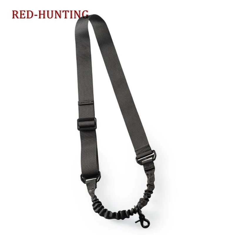 

Tactical 1 Point Gun Sling Airsoft Elastic Rifle Sling Adjustable Slings Cord Shoulder Strap for Combat Hunting Shooting