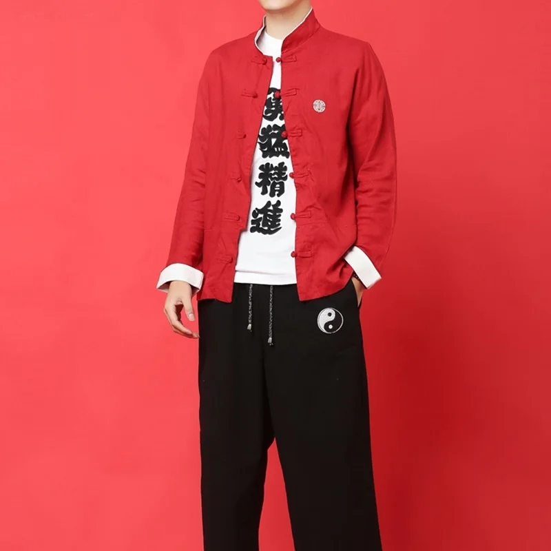Традиционная китайская одежда Китайская традиционная мужская одежда Шанхай Тан Китайская традиционная мужская одежда TA144