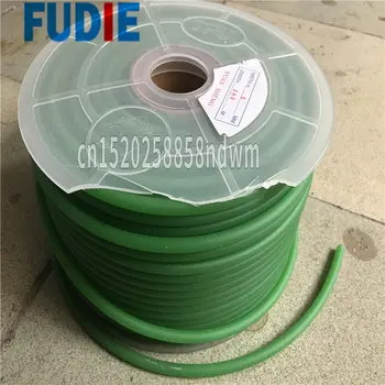 

rough in transparent color PU round belt with cord