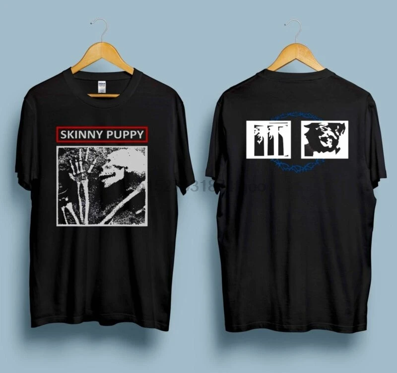 Винтажная Футболка скинни Puppy Ministry Depeche 4AD Goth Siouxsie Reprint S-5XL | Мужская одежда