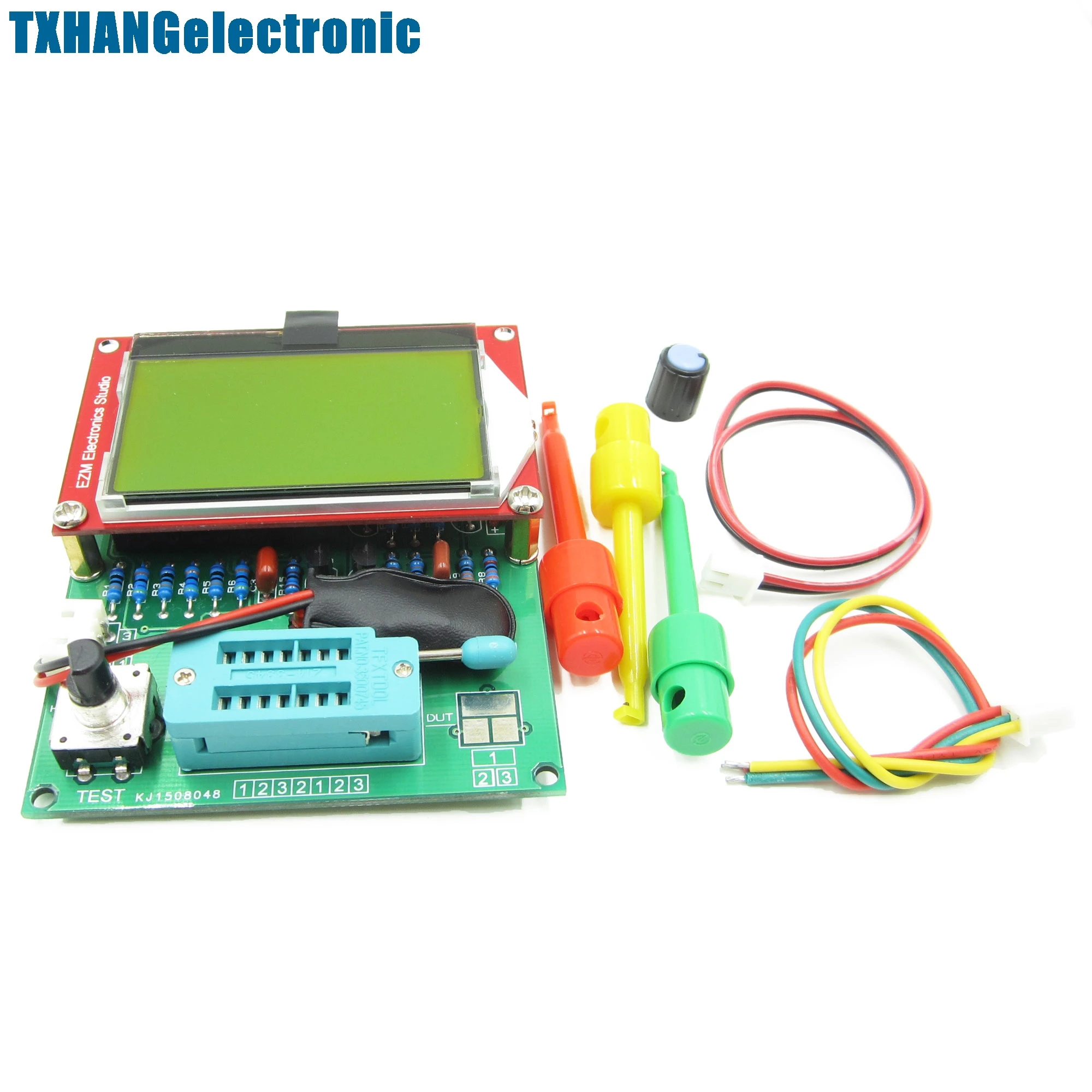 

2016 EZM328(GM328R)transistor tester/ ESR / frequency meter / square wave genera