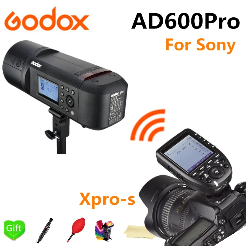 US $1.078.00 Godox AD600Pro TTL LiBattery 24G Wireless X System Outdoor Studio Flash Strobe Light For Sony CameraXproS Flash Trigger