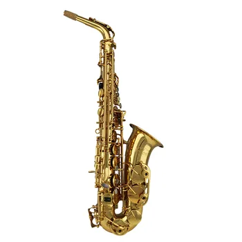 

High grade classic structure gold lacquer alto saxophone