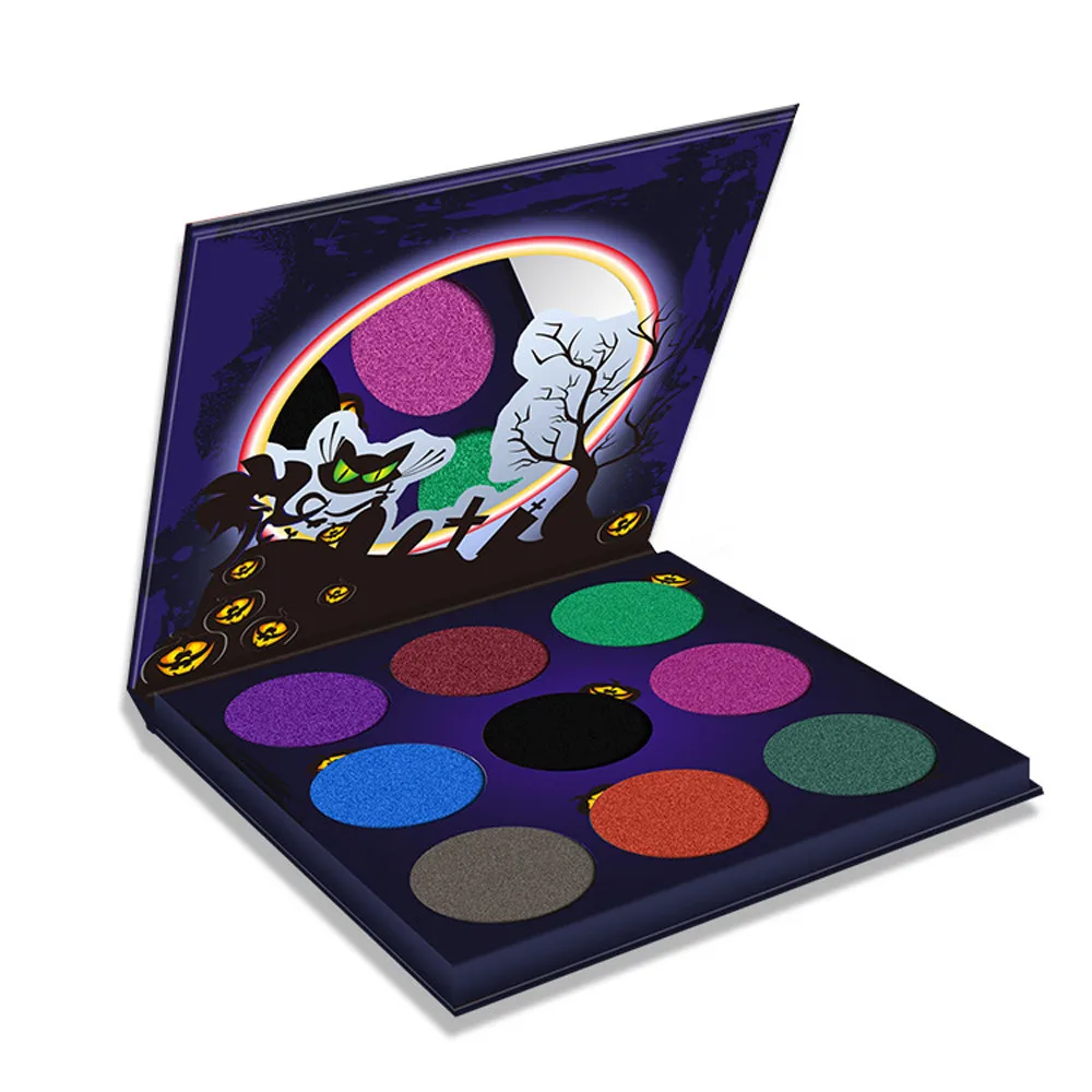 9 Colors Diamond Shimmer Glitter Eyeshadow Palette Pigment Nude Matt Metallic Smoky Powder Cosmetic Makeup maquillage |