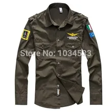 4 цвета В европейском и американском стиле Для Мужчин's Военная Униформа армии рубашка DREE Рубашки для мальчиков хлопковая рубашка с длинными рукавами высокое качество