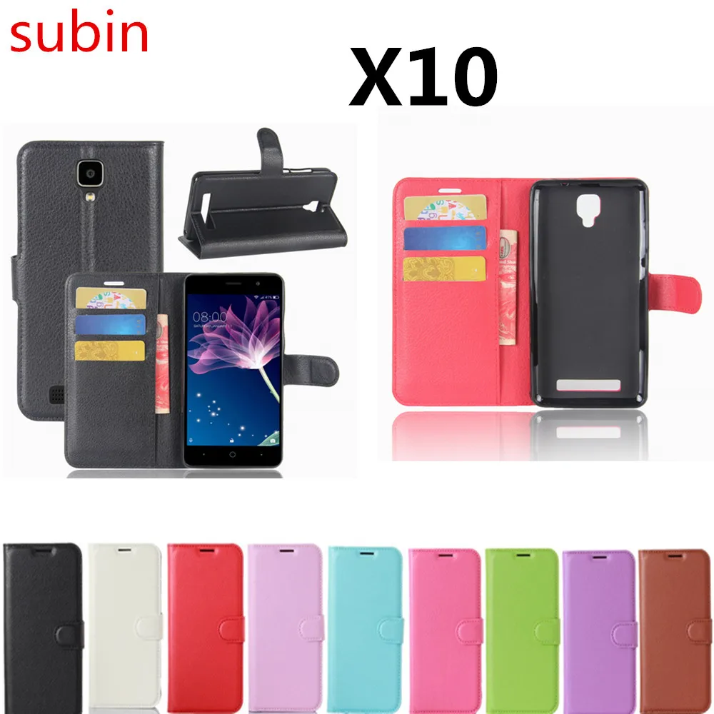 

For Doogee X10 5.0inch Case Luxury Wallet Style PU Leather Protective Back Cover For Doogee X10 Phone Bag Cases