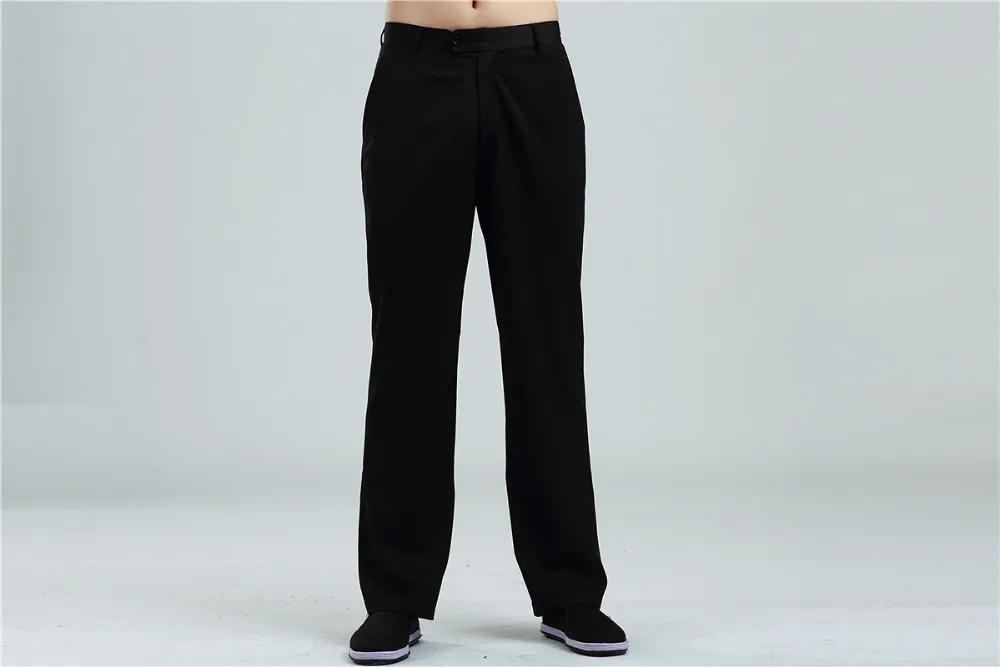 

Shanghai Story New Style Black Casual Pants Men's Pant Chinese Male Kung Fu Trousers Chinese Traditional Clothing