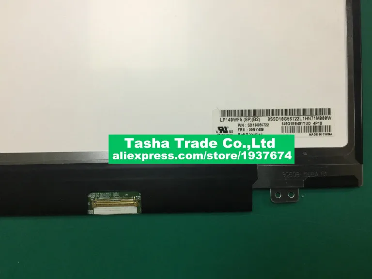SP B2 LP140WF5-SPB2 LED LCD Touch Screen 14/" FHD 1080P IPS Display LP140WF5