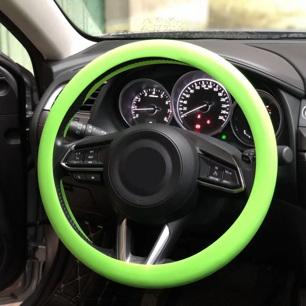 

Car Soft Silicon Steering Wheel Cover For Tesla Roadster Model 3 Model S Model X