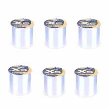 500 м леска прозрачная прочная нейлоновая фторуглеродная леска для карпфишинга 6 стендов Рыболовная Снасть Number1.0-6,0 pesca