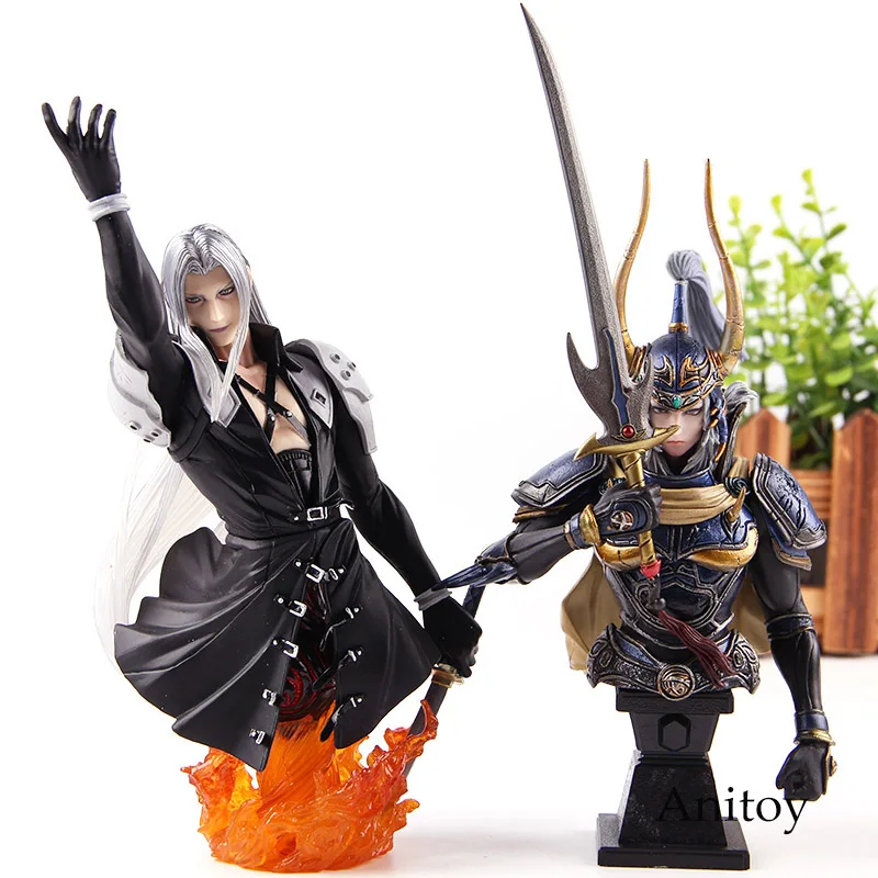 

Paly Arts Kai FF7 Action Figure Final Fantasy 7 Sephiroth / Warrior of Light Bust Figure PVC Collection Model Toys