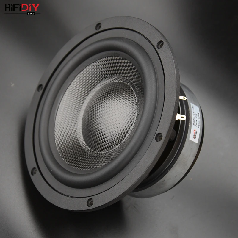 HIFIDIY живое аудио 7 1 дюйма 6 5 &quotнизкочастотный динамик 8OHM 120 Вт литой алюминиевый