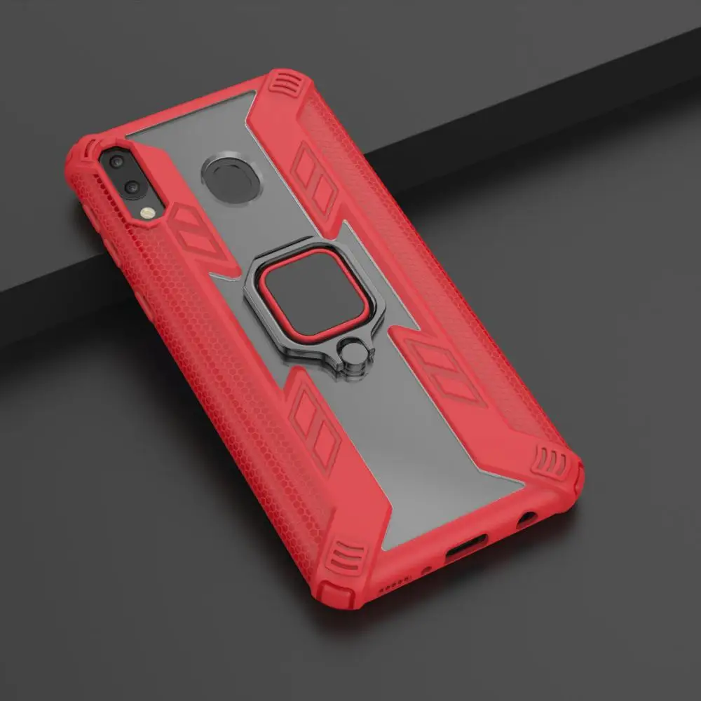 

Heavy Duty Armor Case For Samsung Galaxy M20 Holder Cover With Stand Cases