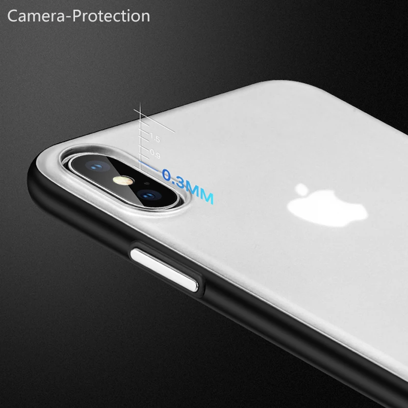 Ультратонкий матовый чехол CHYI для iphone SE 2020 противоударный с защитой от