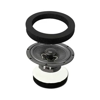

6.5 Inch Car Speaker Ring Bass Door Trim Sound Insulation Cotton Audio Speakers Self Adhesive Soundproof Ring