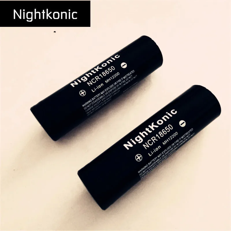 Nightkonic 6 PCS/LOT 18650 Battery MH 3.7V Li-ion Rechargeable for power bank flashlight E-Cigarette MH12200 | Электроника