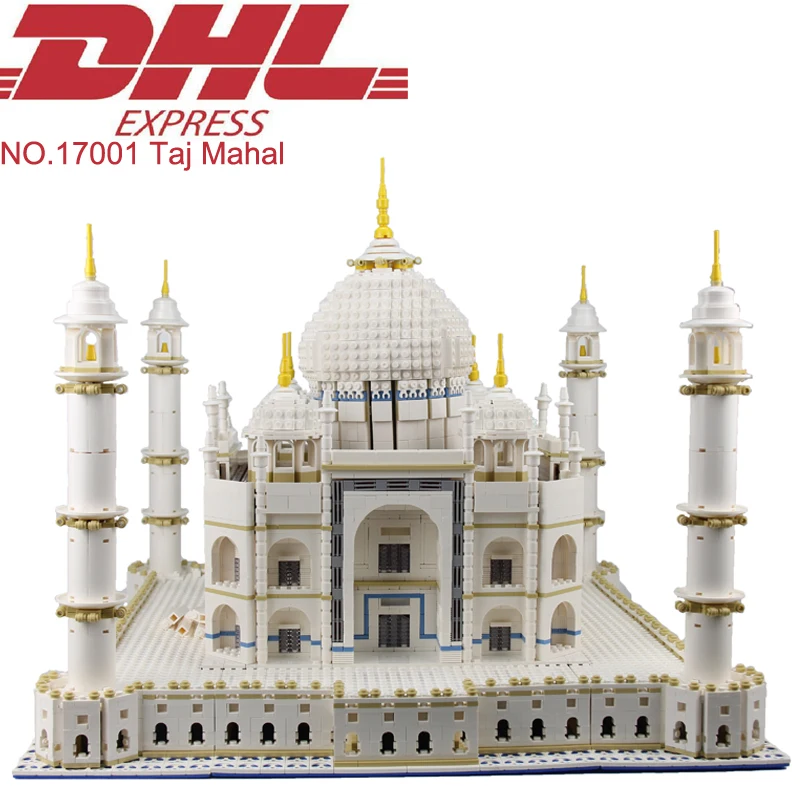 

Lepin 17001&17008 6633Pcs City Street Set Taj Mahal Model Building Kits Blocks Bricks Toy For Children Christma Compatible 10189