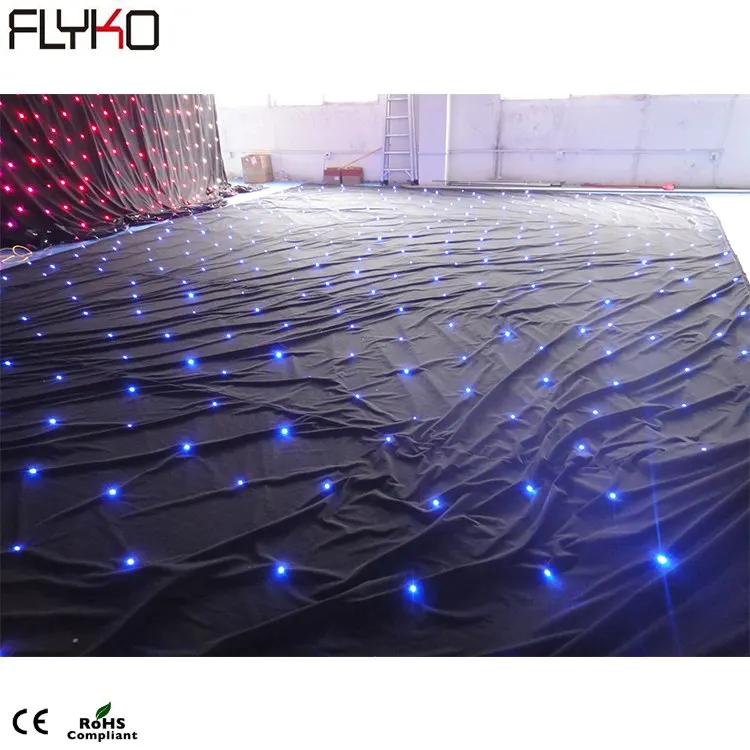 

RGB fullcolor 4.5m*5m/15feet*16feet Led star curtain
