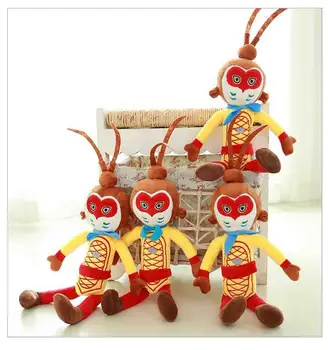 

Cute Monkey Plush Toys Chinese Style the Journey to the West the Monkey King Doll Small Plush Doll Children Toys Gift
