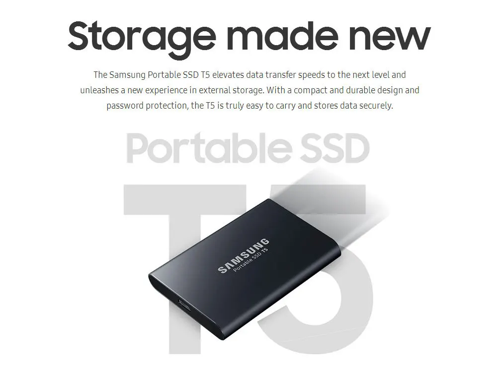 SAMSUNG T5 SSD HDD 250 ГБ 500 ГБ 1 ТБ портативный Топ внешний HD накопитель USB 3,1 для настольного ноутбука ПК Внешний жесткий диск