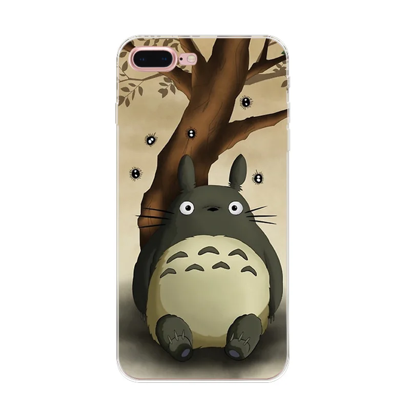 Для IPhone X 7 7Plus 6 6S 6Plus 5 5S 8 8Plus МИЛЫЙ Тоторо унесенный в спираль аниме Ghibli Миядзаки