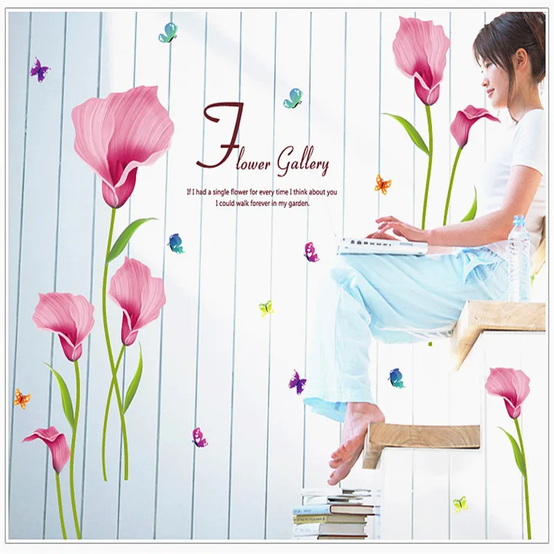 Calla Lily теплый романтический цветочный фон для гостиной декоративные настенные