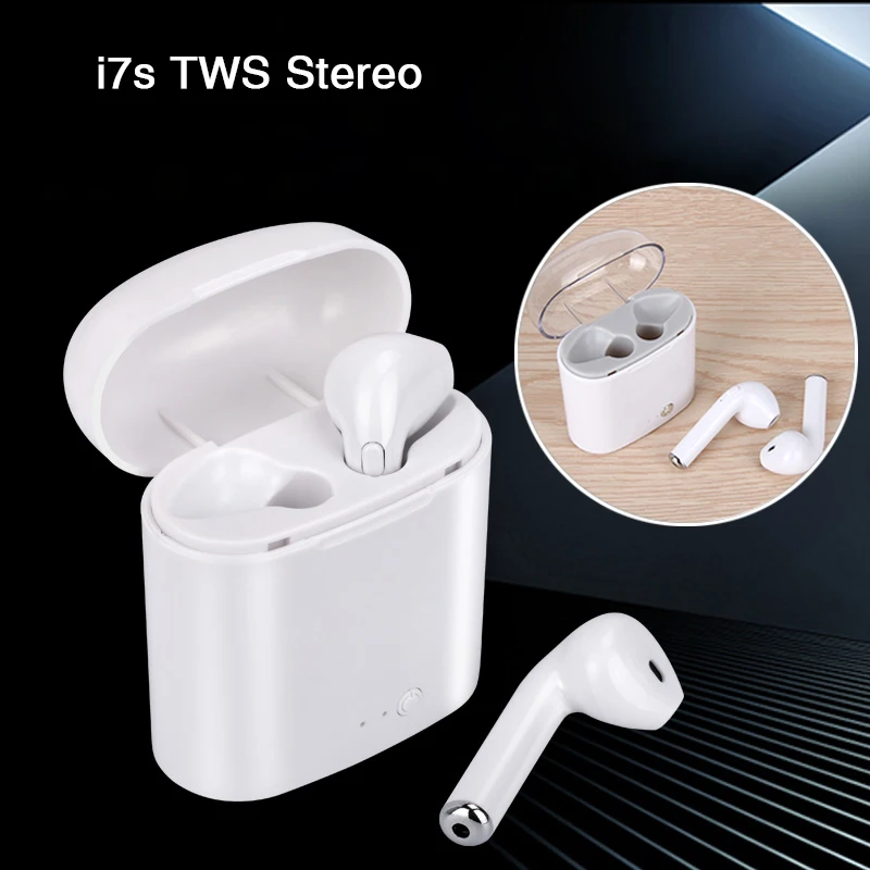 Mini Stereo I7S TWS Wireless Earphones Bluetooth Earphone Ear Phones Fone De Ouvido for Phone True Wireless Earbuds Handsfree