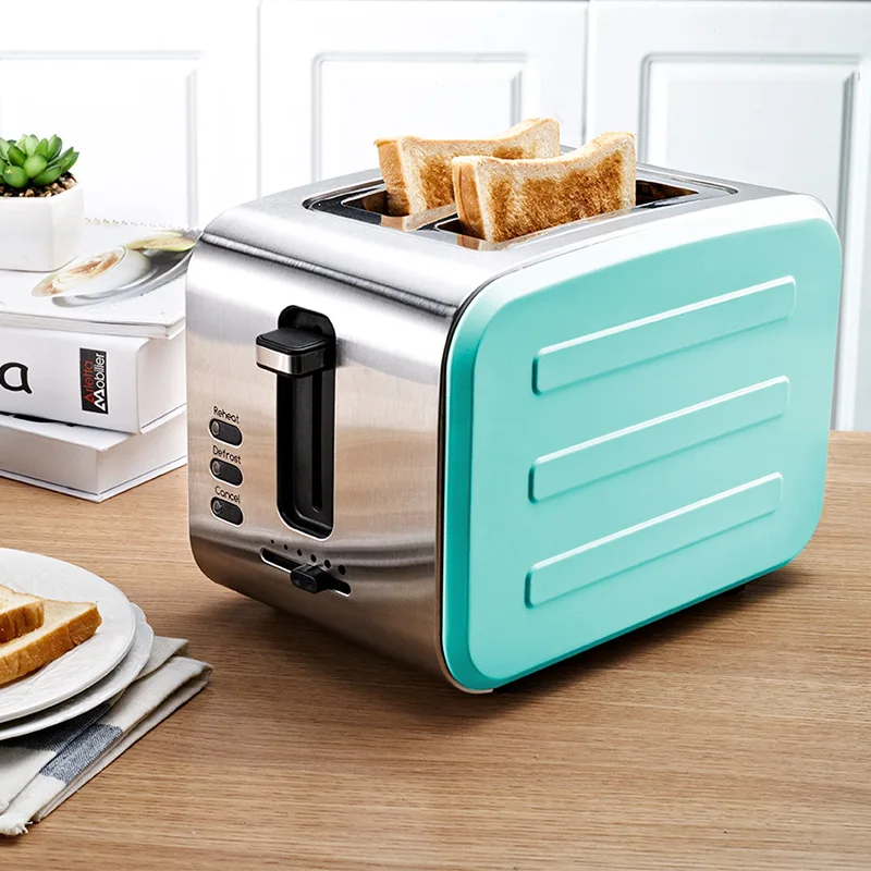 toaster 220V Stainless steel toaster bread Two pieces of bread