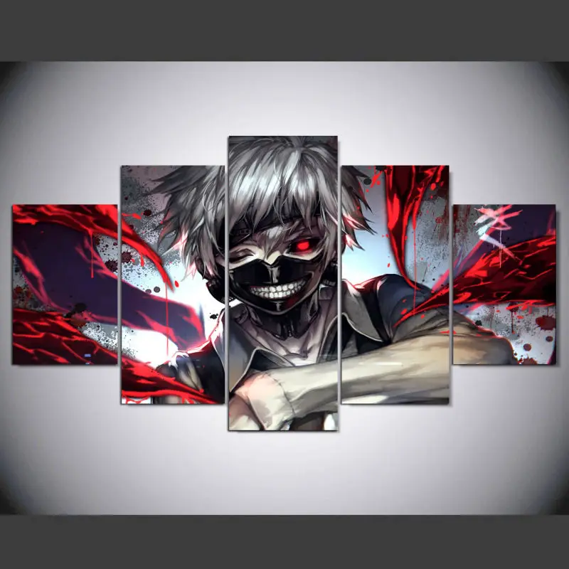 5 Panels Wall Art Anime Ken Kaneki Tokyo Ghoul Paintings Canvas Poster Unframed Im53 Canvas Poster 5 Panel Wall Artpanel Wall Art Aliexpress 5 Panels Wall Art Anime Ken Kaneki Tokyo Ghoul Paintings Canvas Poster Unframed Im53 Canvas Poster 5 Panel Wall Artpanel Wall Art Aliexpress
