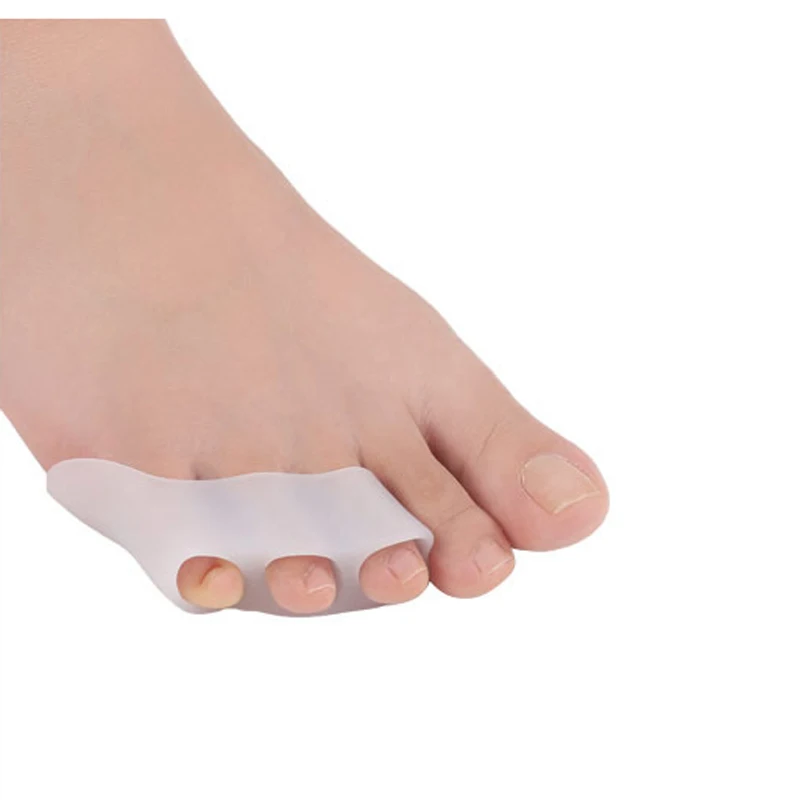 Silicone Bunion Toe Separator Pedicure Foot Care Tool Gel Toe Corrector Splint Straightener Toe Protector Hallux Valgus Adjuster