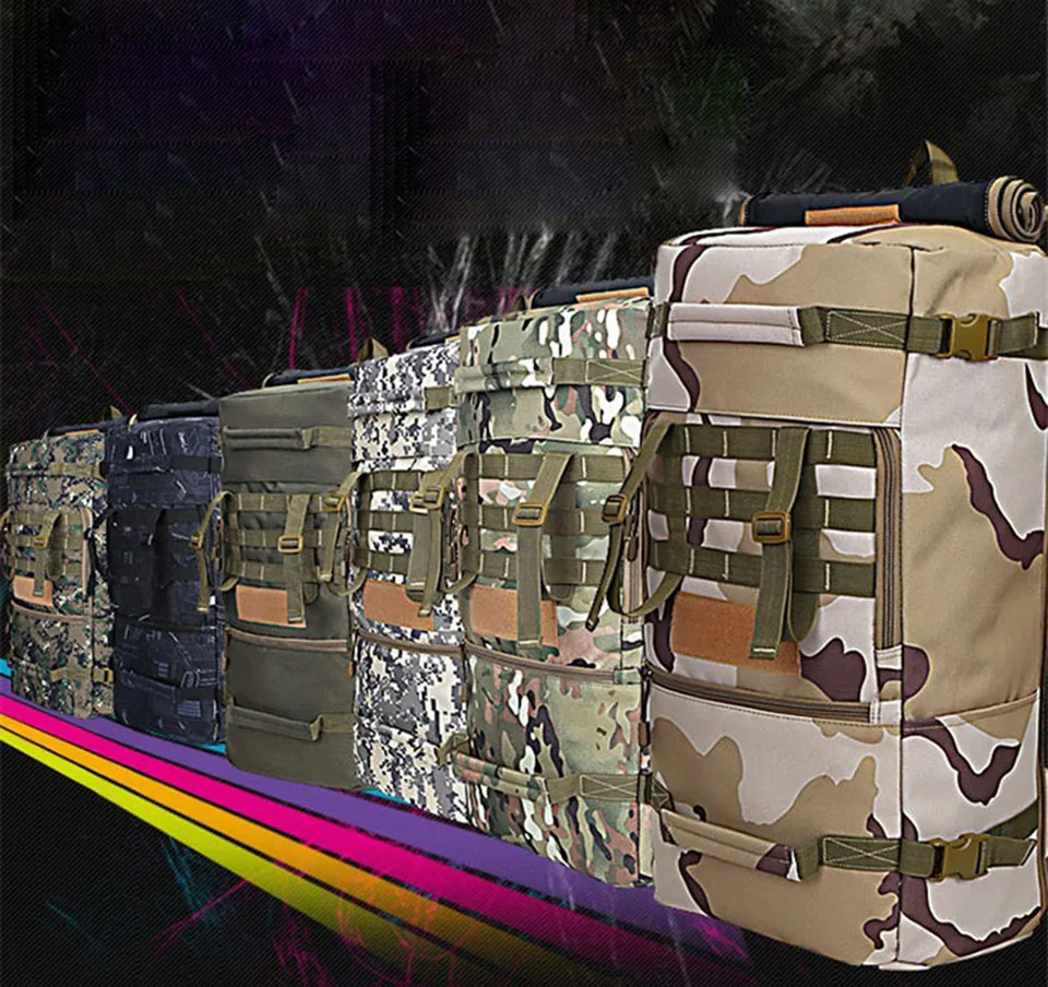 Bolsas de Acampamento Viagem dos Homens Quente Qualidade Superior Nova Militar Tático Mochila Montanhismo Bolsa Caminhadas 50l Mod. 1261637 10 Cheap Mochilas escal.