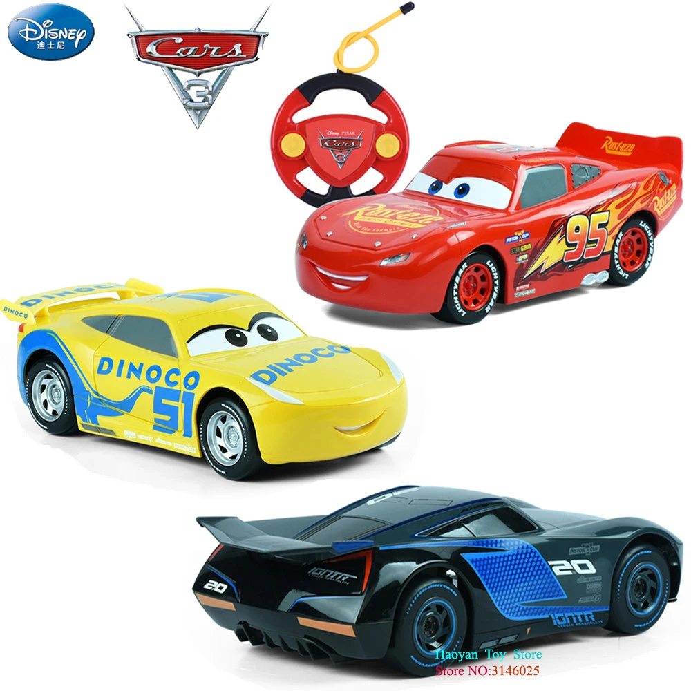

Genuine Disney Pixar Cars 3 New Mcqueen Jackson Cruz Remote Control Juguete Carros Toys for Kids Boy Girl Xmas Birthday Gifts