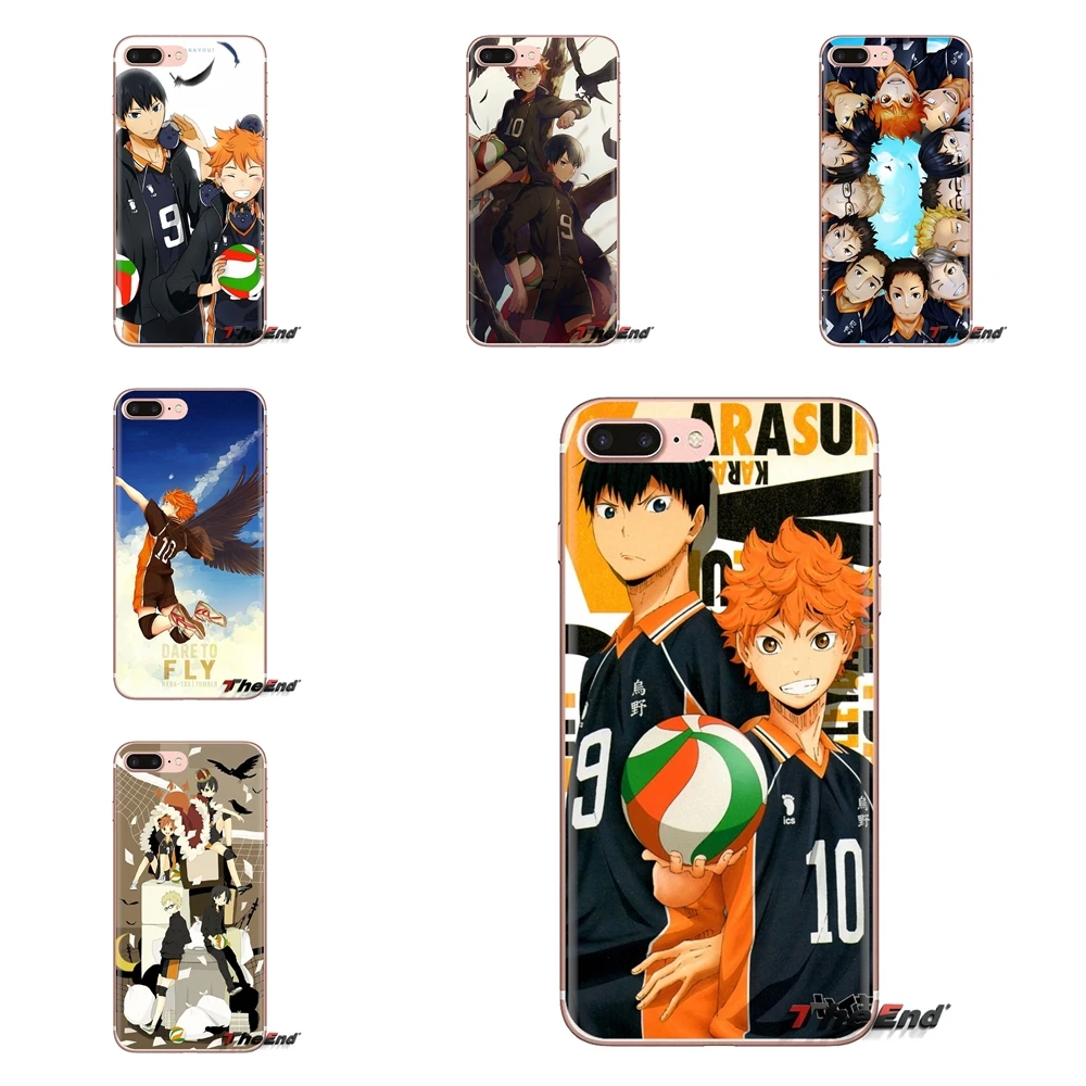 Мягкий прозрачный чехол для Волейбольного клуба Haikyuu High School iPod Touch Apple iPhone 4 4S 5 5S SE 5C