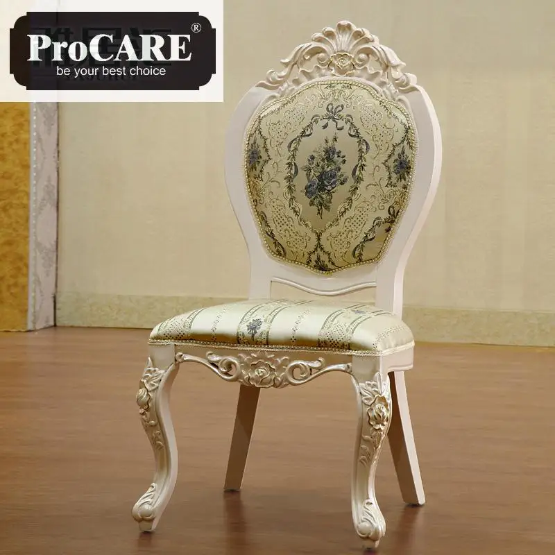 Евро-стильный обеденный стул классический, из массива дерева французский стул