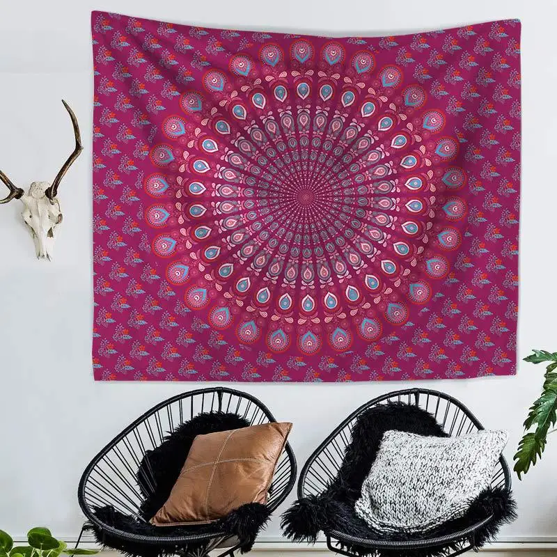 

Bohemia Macrame mandala tapestry wall hanging home boho decor India datura blanket yoga towel bohemia beach towel picnic towel