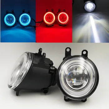 

CSCSNL 1Set/pair 12V Car LED Angel Eyes DRL Fog Light Lamp DRL Daytime Running Light For Toyota Levin 2014-2017