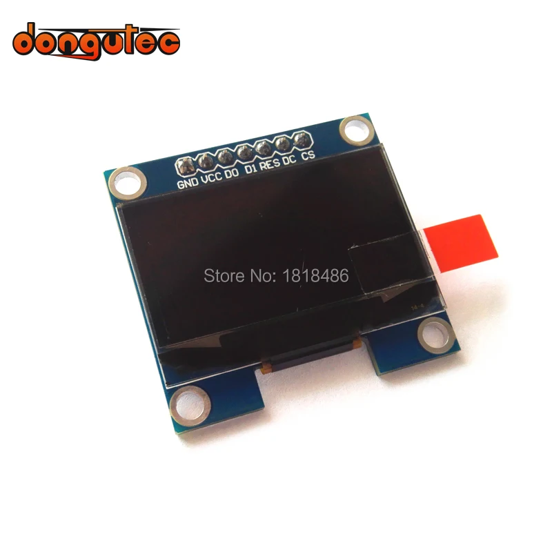 1PCS 1.3 inch 128X64 OLED module white SPI IIC interface Driver IC SH1106 | Электроника