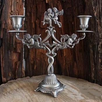 

Votive Candle Holder Metal Black 3 Arm Candelabra Weeding Decoration For Weddings Centerpieces Silver Candle Lantern Moro Mumluk