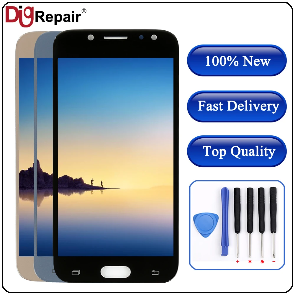 J530F LCD для SAMSUNG GALAXY J5 2017 lcd SM ЖК дисплей сенсорный экран замена дигитайзера запчасти